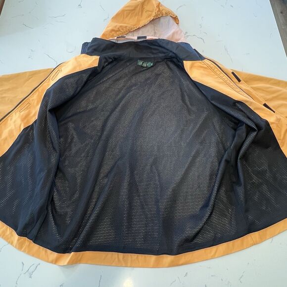 Vintage JCrew OAR Reflective Raincoat Size Xl Yellow - Picture 7 of 12